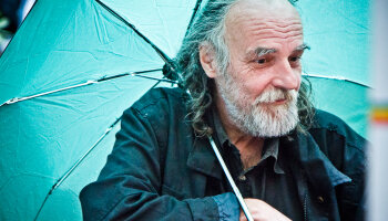 Marian Palla předvedl jeden z nejefektnějších konců autorských čtení v dějinách festivalu. Foto: David Konečný